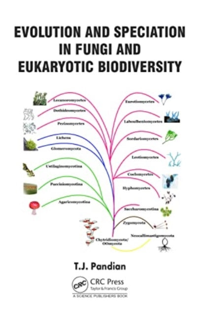 Book cover of: Evolution and Speciation in Fungi and Eukaryotic Biodiversity. By: T. J. Pandian