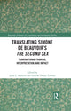 Book cover of: Translating Simone de Beauvoir’s The Second Sex. By: Pauline Henry-Tierney
