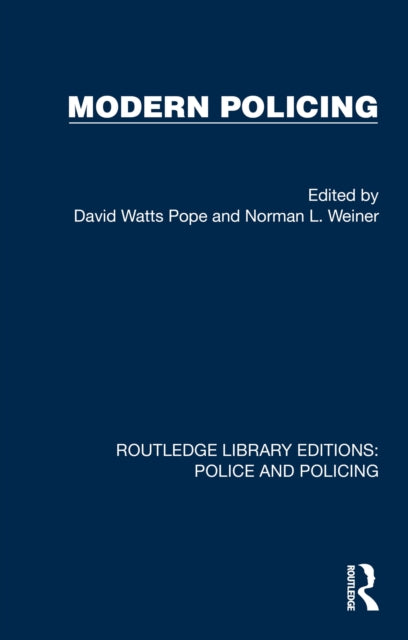 Book cover of: Modern Policing