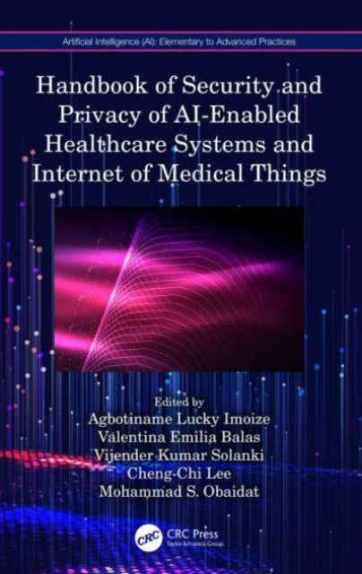 Book cover of: Handbook of Security and Privacy of AI-Enabled Healthcare Systems and Internet of Medical Things. By: Agbotiname Lucky Imoize