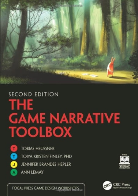 Book cover of: Game Narrative Toolbox. By: Tobias Heussner