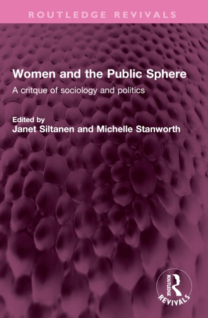 Book cover of: Women and the Public Sphere