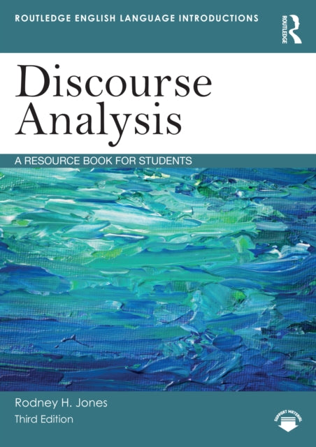 Book cover of: Discourse Analysis. By: Rodney H. Jones