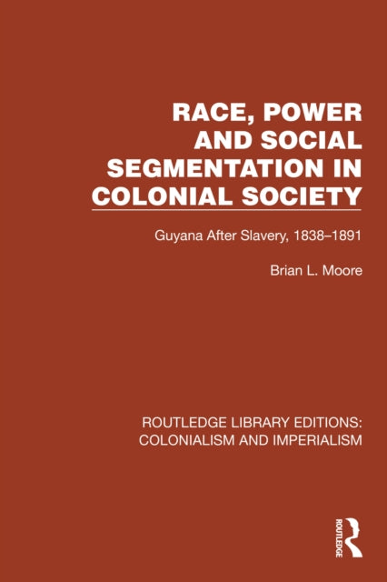 Book cover of: Race, Power and Social Segmentation in Colonial Society. By: Brian L. Moore