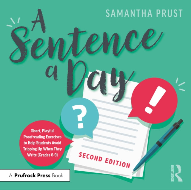 Book cover of: Sentence a Day. By: Samantha Prust