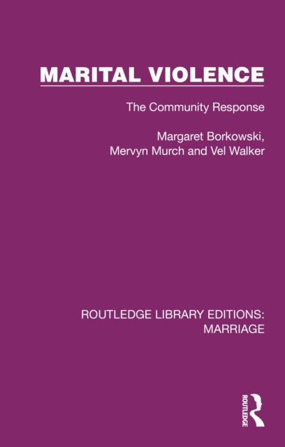 Book cover of: Marital Violence. By: Margaret Borkowski