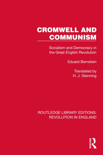 Book cover of: Cromwell and Communism. By: Eduard Bernstein