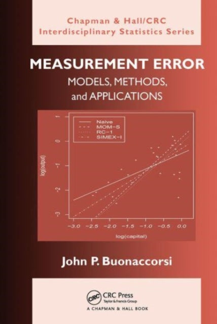 Book cover of: Measurement Error. By: John P. Buonaccorsi