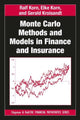 Book cover of: Monte Carlo Methods and Models in Finance and Insurance. By: Ralf Korn
