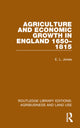Book cover of: Agriculture and Economic Growth in England 1650-1815. By: E. L. Jones