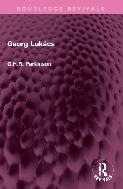 Book cover of: Georg Lukacs