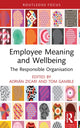Book cover of: Employee Meaning and Wellbeing. By: Adrián Zicari