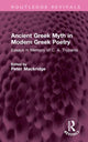 Book cover of: Ancient Greek Myth in Modern Greek Poetry. By: C. A. Trypanis