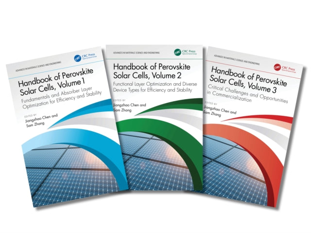 Book cover of: Handbook of Perovskite Solar Cells, Three-Volume Set