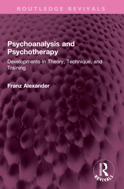 Book cover of: Psychoanalysis and Psychotherapy