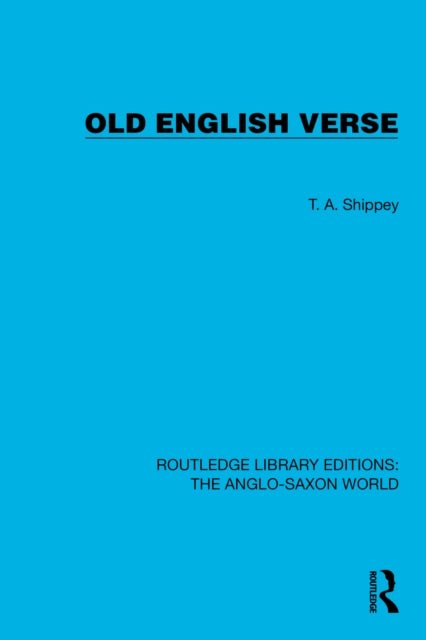 Book cover of: Old English Verse. By: T. A. Shippey