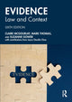 Book cover of: Evidence: Law and Context. By: Joyce Claudia Choo