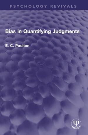 Bias in Quantifying Judgments