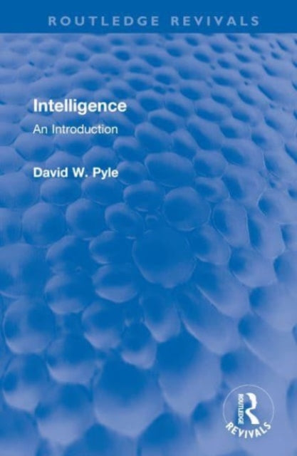 Book cover of: Intelligence. By: David W. Pyle