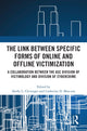 Book cover of: Link between Specific Forms of Online and Offline Victimization. By: Shelly Clevenger