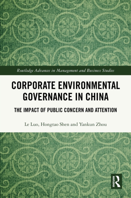 Book cover of: Corporate Environmental Governance in China