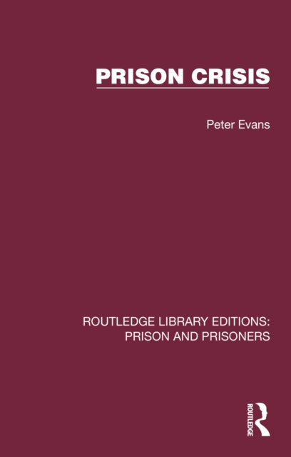Book cover of: Prison Crisis