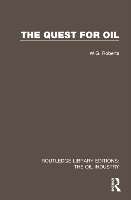 Book cover of: Quest for Oil