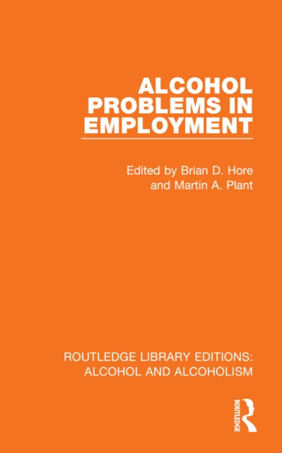 Book cover of: Alcohol Problems in Employment