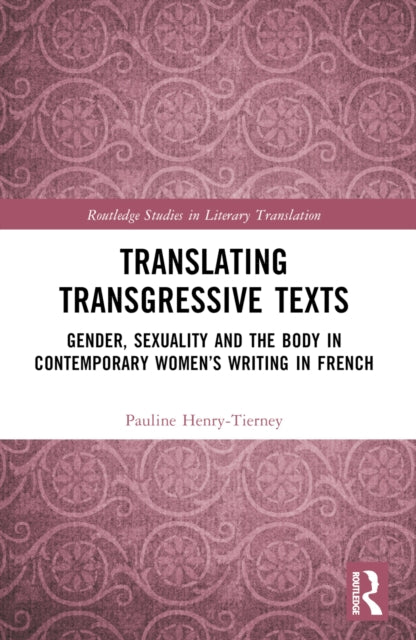 Book cover of: Translating Transgressive Texts