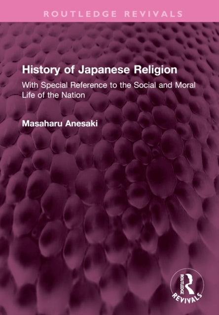 Book cover of: History of Japanese Religion