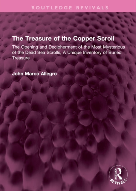 Book cover of: Treasure of the Copper Scroll. By: John Marco Allegro