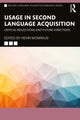 Book cover of: Usage in Second Language Acquisition. By: Kevin McManus