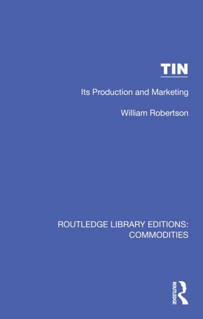 Book cover of: Tin. By: William Robertson