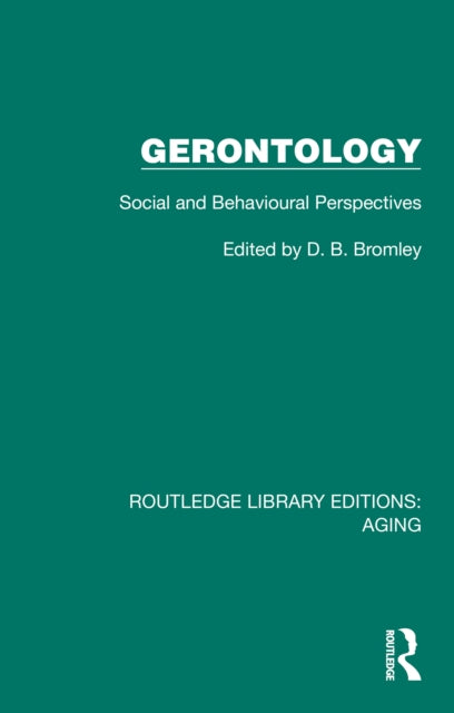 Book cover of: Gerontology