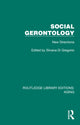 Book cover of: Social Gerontology. By: Silvana di Gregorio