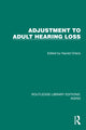Book cover of: Adjustment to Adult Hearing Loss