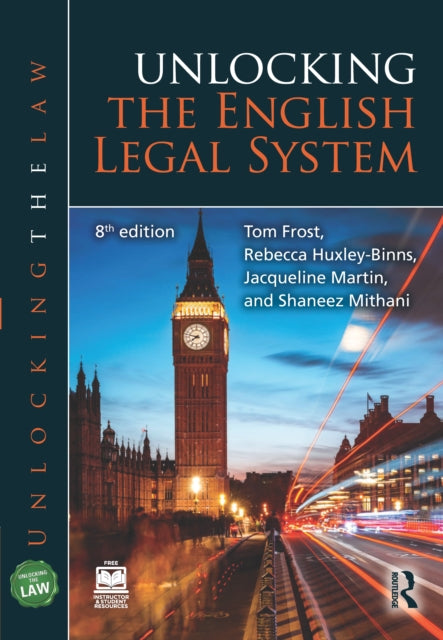 Unlocking the English Legal System 9781032729732 Tom Frost
