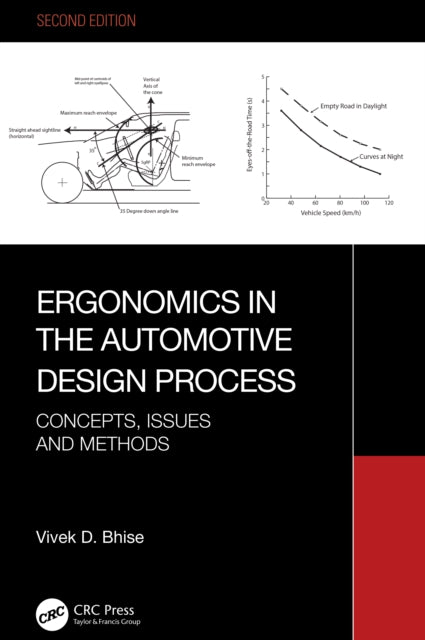 Book cover of: Ergonomics in the Automotive Design Process. By: Vivek D. Bhise