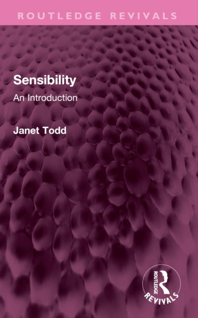 Book cover of: Sensibility