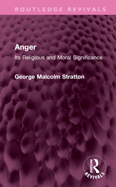 Book cover of: Anger