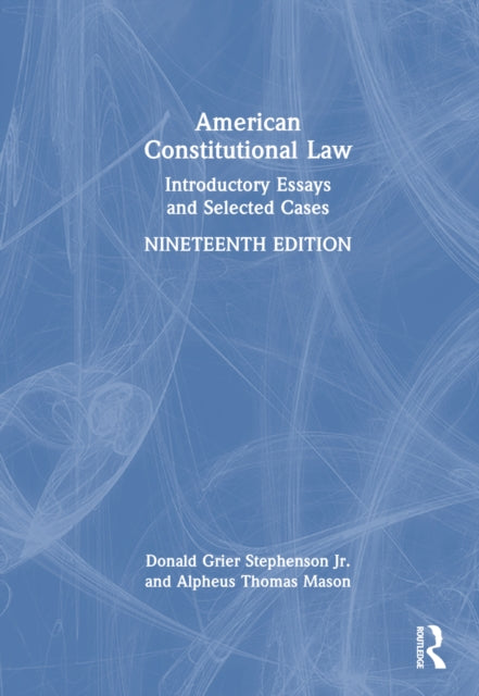 Book cover of: American Constitutional Law