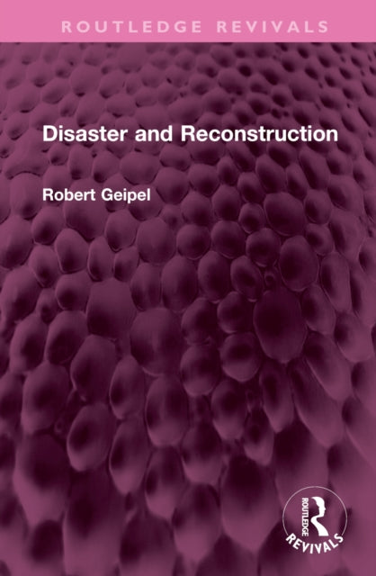 Book cover of: Disaster and Reconstruction