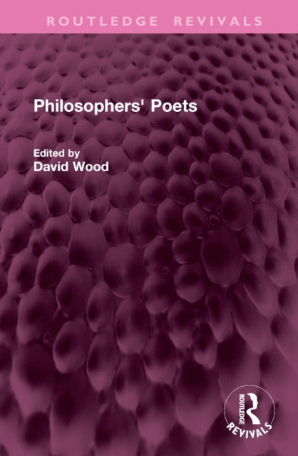 Book cover of: Philosophers' Poets