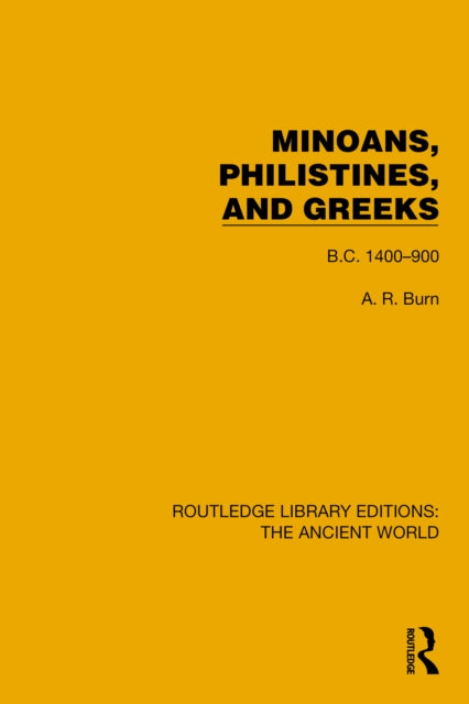 Book cover of: Minoans, Philistines and Greeks