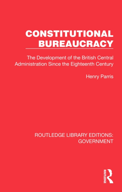 Book cover of: Constitutional Bureaucracy