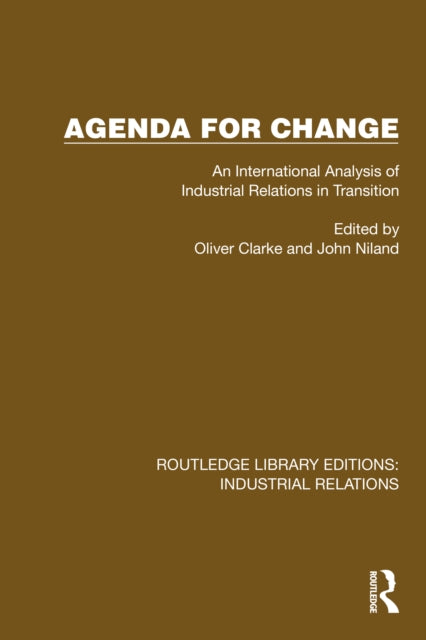 Book cover of: Agenda for Change. By: Oliver Clarke