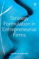 Book cover of: Strategy Formulation in Entrepreneurial Firms. By: Azhdar Karami
