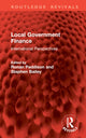 Book cover of: Local Government Finance. By: Ronan Paddison