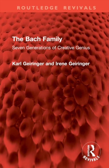 Book cover of: Bach Family. By: Karl Geiringer
