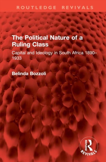Book cover of: Political Nature of a Ruling Class